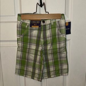 Cherokee Green Plaid Men's Shorts